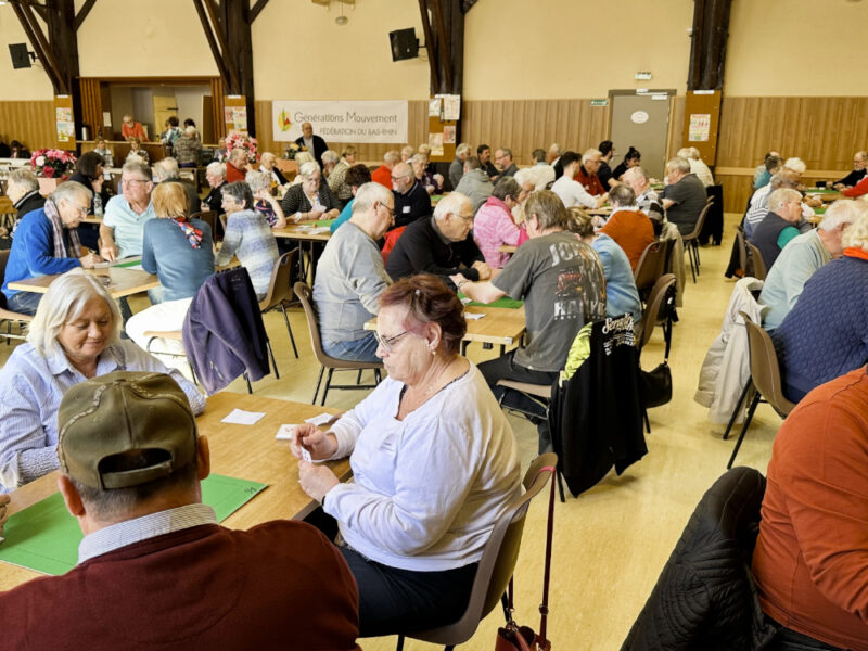 Concours de belote à Niederhaslach